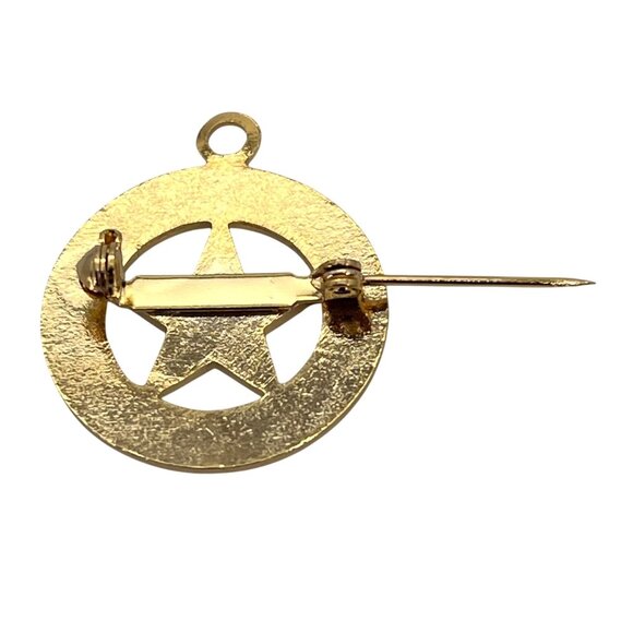 Grayson County Texas Est. 1846 Commemorative Pin Badge Necklace Pendant New - Picture 6 of 9